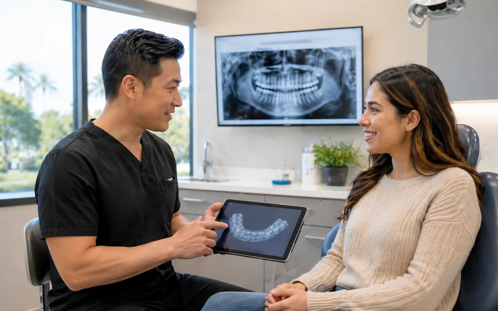 Invisalign in Anaheim, CA consultation at Anaheim Smile Center